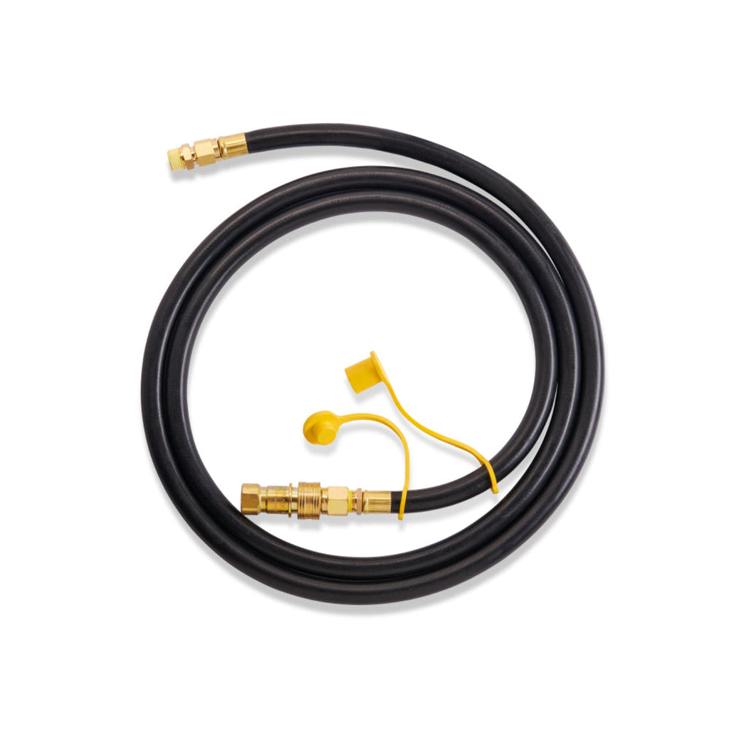 Crown Verity  20’ Natural Gas Hose with Quick Disconnect - 0.5” Diameter - ZCV-NGH05-20