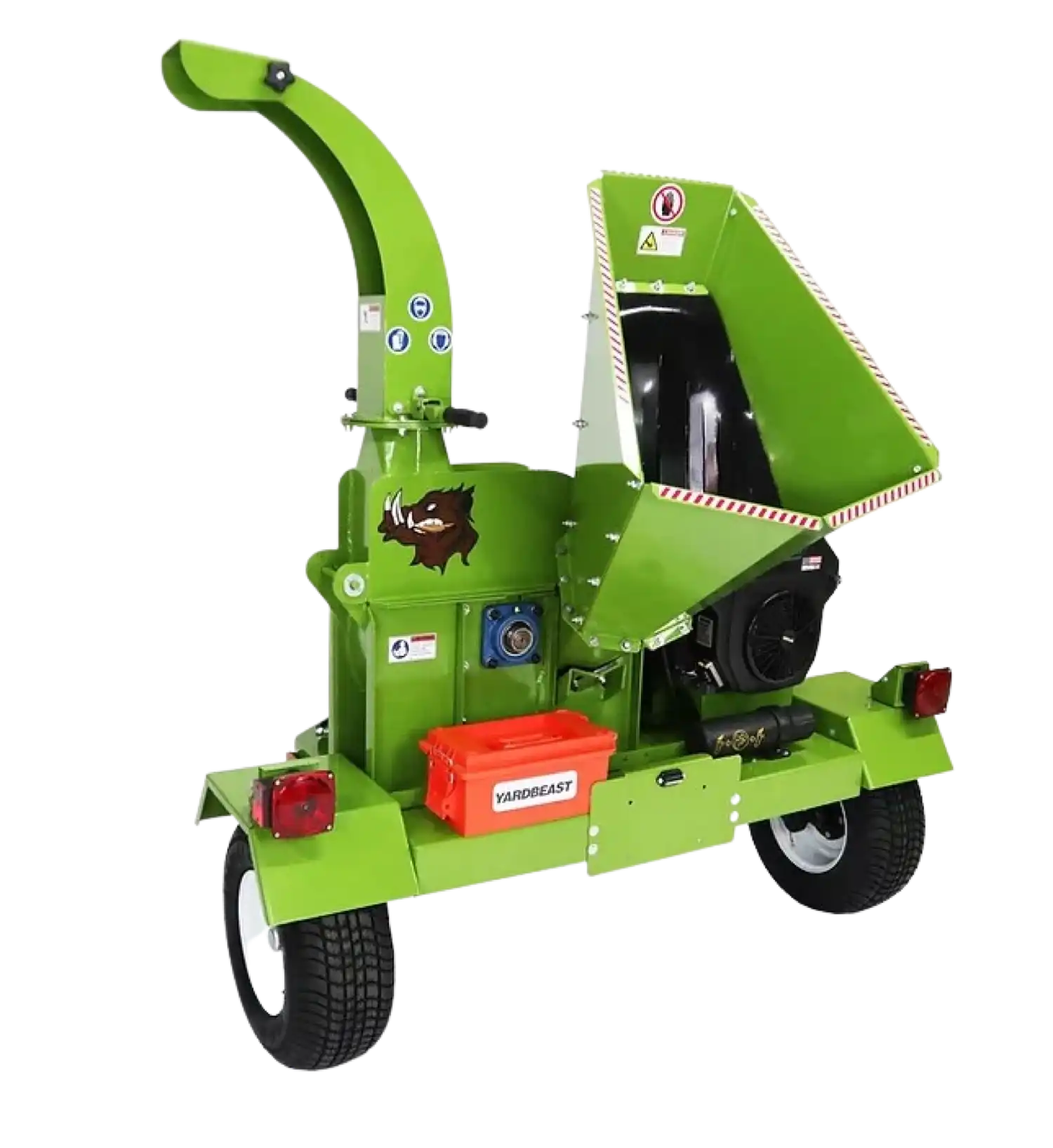 YARDBEAST 678 cc 20HP CRX Engine 4.5" Electric Start V-twin OHV Wood Chipper Shredder New - 4521
