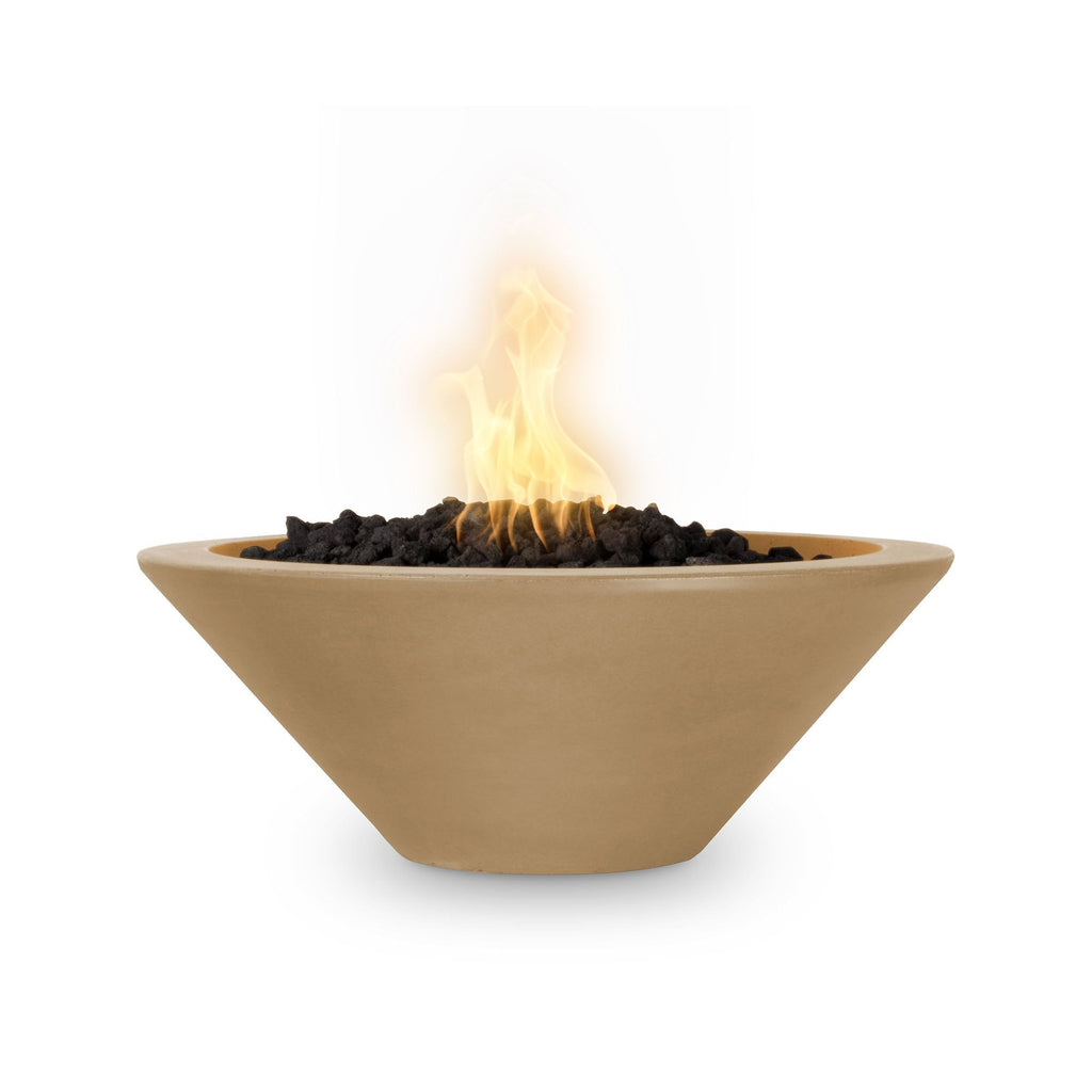 36" Cazo Concrete Fire Bowl Brown