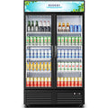 BODEGAcooler Commercial Refrigerator 2 Glass Doors Display Refrigerator Merchandiser 35.4 Cu. Ft