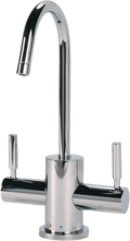 AquaNuTech Contemporary C-Spout Hot & Cold Water Filtration Faucet New - HC2400-CH