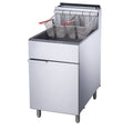 Chef AAA - TCF5-LPG Commercial 70lbs Liquid Propane Gas Fryer with 5 Tube Burners - TCF5-LPG