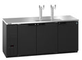 Hoshizaki DD80 | 80" Wide 3 Section Black Vinyl Direct Draw - DD80