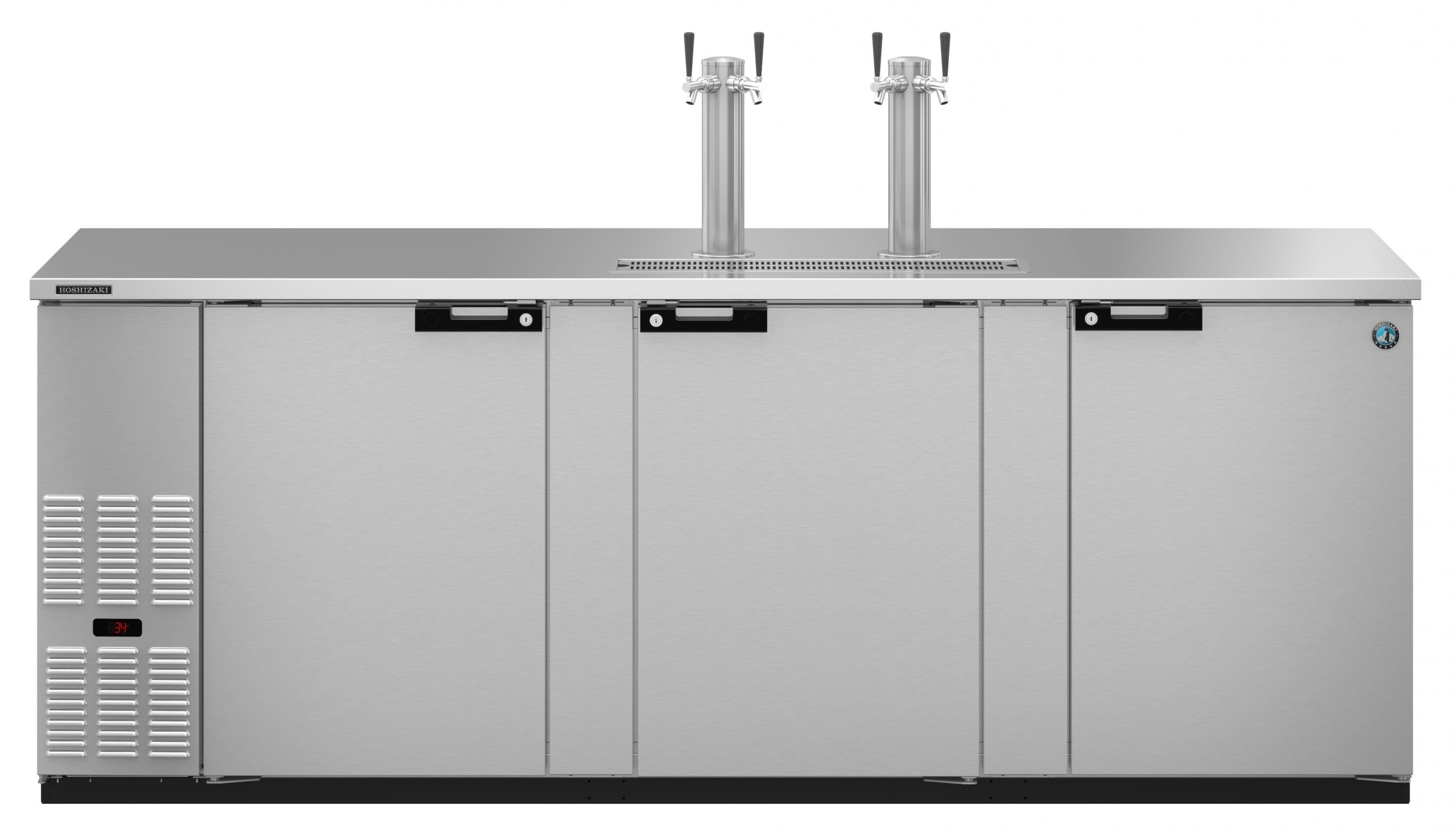 Hoshizaki DD95-S | 96" Wide 3 Section Stainless Steel Direct Draw - DD95-S
