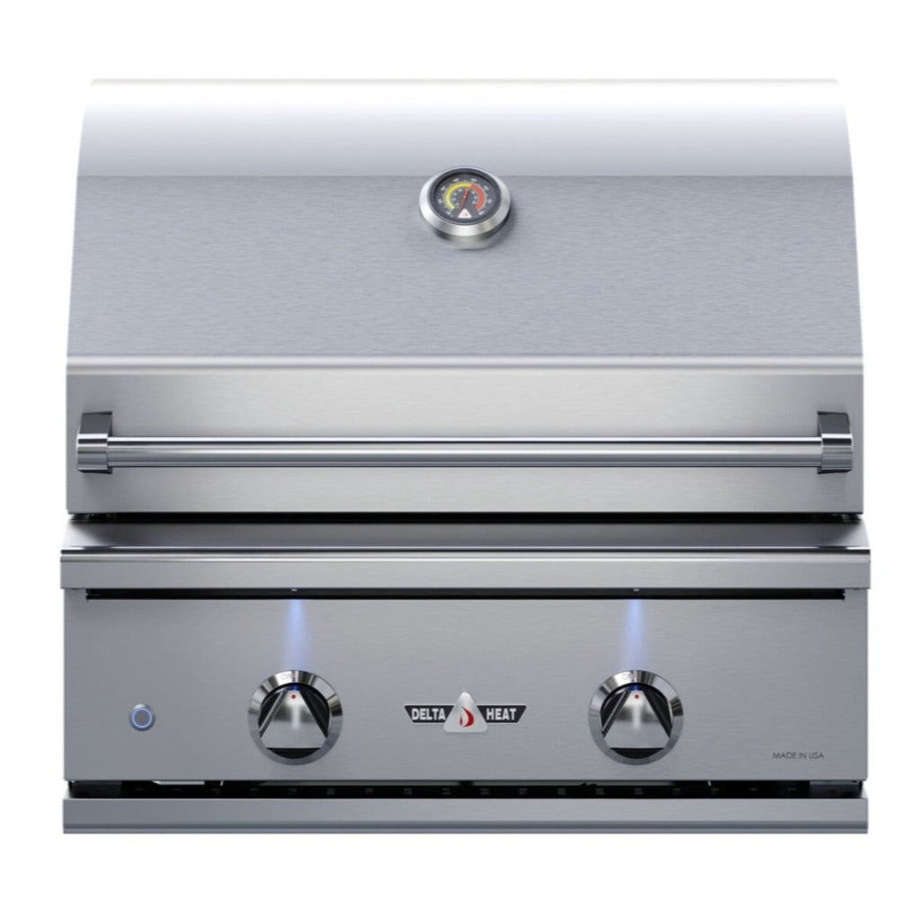 Delta Heat 26 Inch Propane Grill with Interior Lights - DHBQ26G-DL