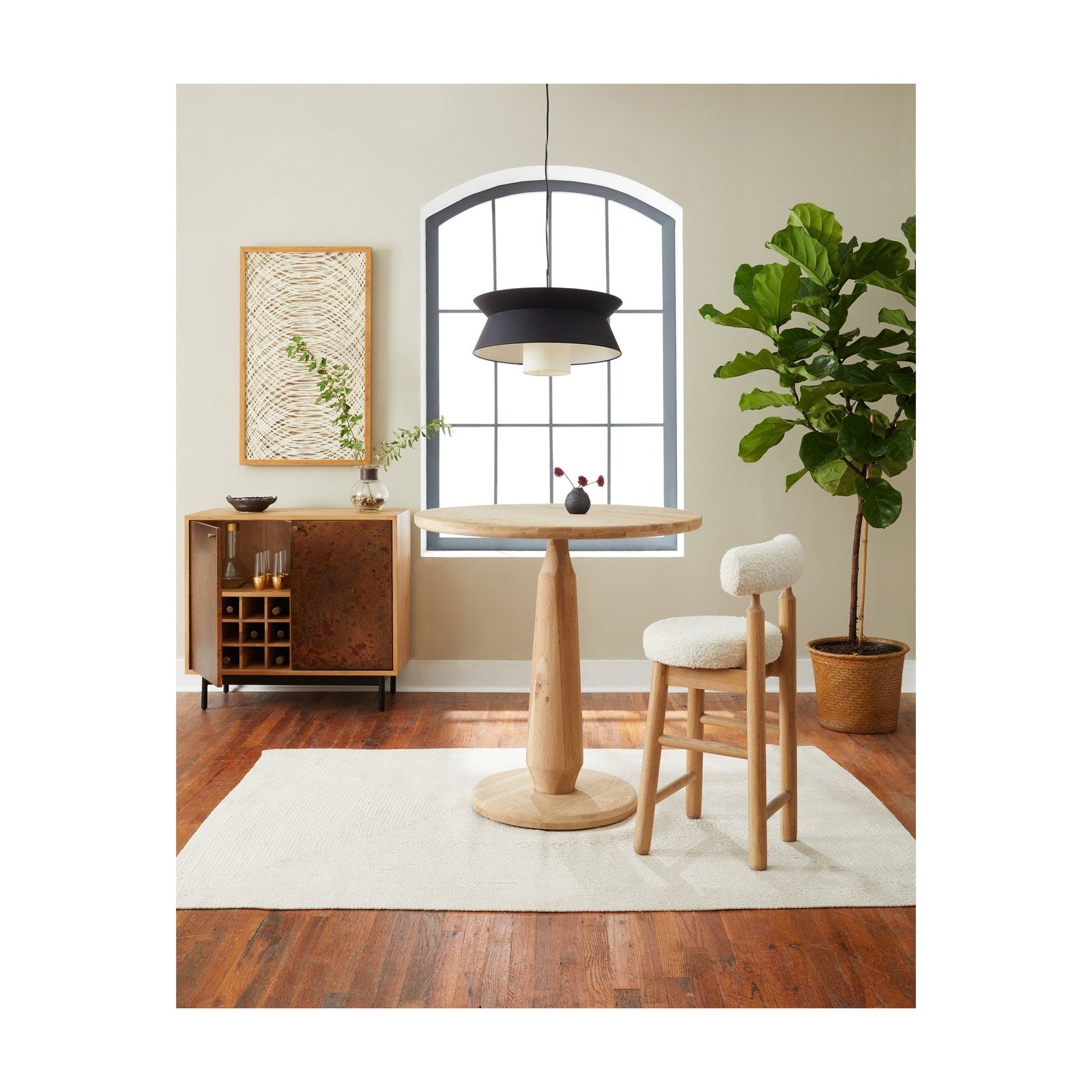 Union Home Dowel Counter Table - Natural -  DIN00166