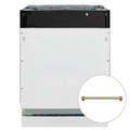 ZLINE 24 in. Top Control Tall Dishwasher is Custom Panel Ready with Champagne Bronze Handle,  - DWV-24-CB