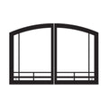 Empire - Door Sets for Breckenridge Select Vent Free Fireboxes - VBR32GMBL,