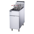 Dukers - DCF3-NG, Commercial 40Lbs Deep Fryer with 3 Tube Burners Natural Gas BTU90000