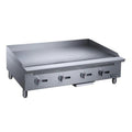 Dukers DCGMA60 60" Gas Countertop Five Burner Heavy Duty Griddle 150,000 BTU - DCGMA60