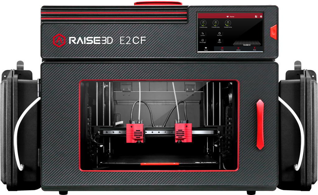 Raise3D E2CF Desktop Industrial 3D Printer - Optimized for Carbon Fiber 3D Printing - M-9DL-VJR5