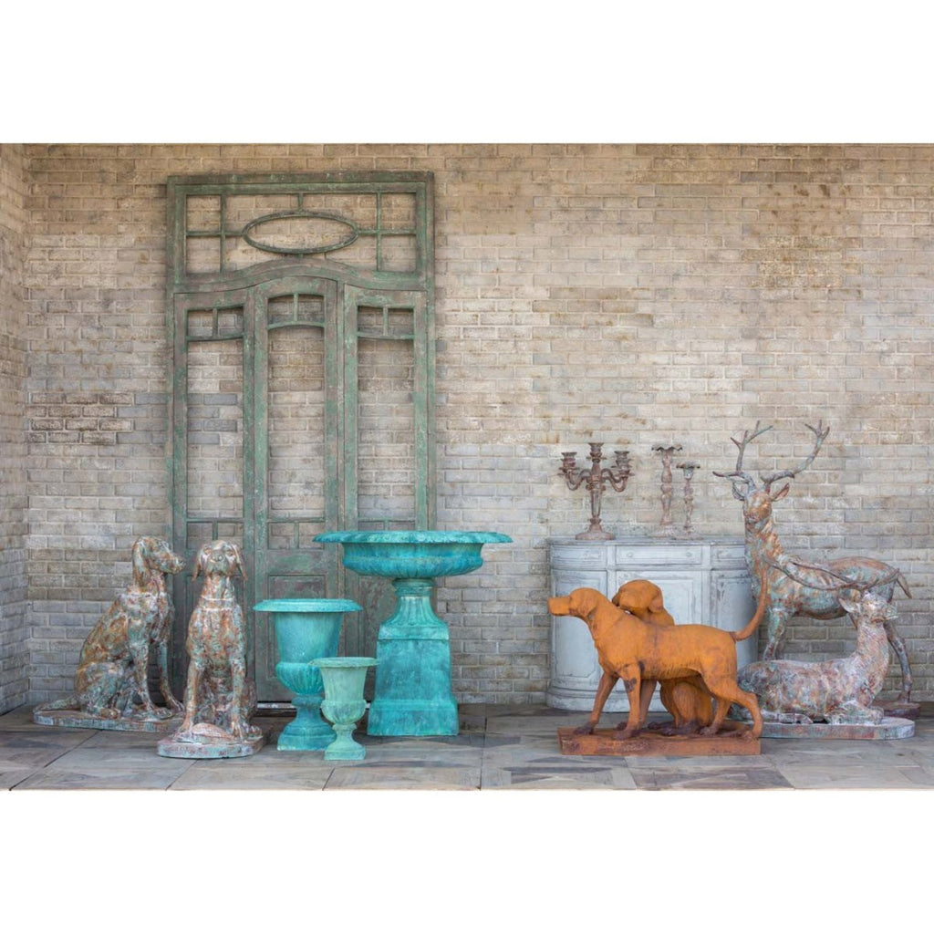 Park Hill Collection Manor Cast Iron Hound Pair, Set of 2 - EAG80267