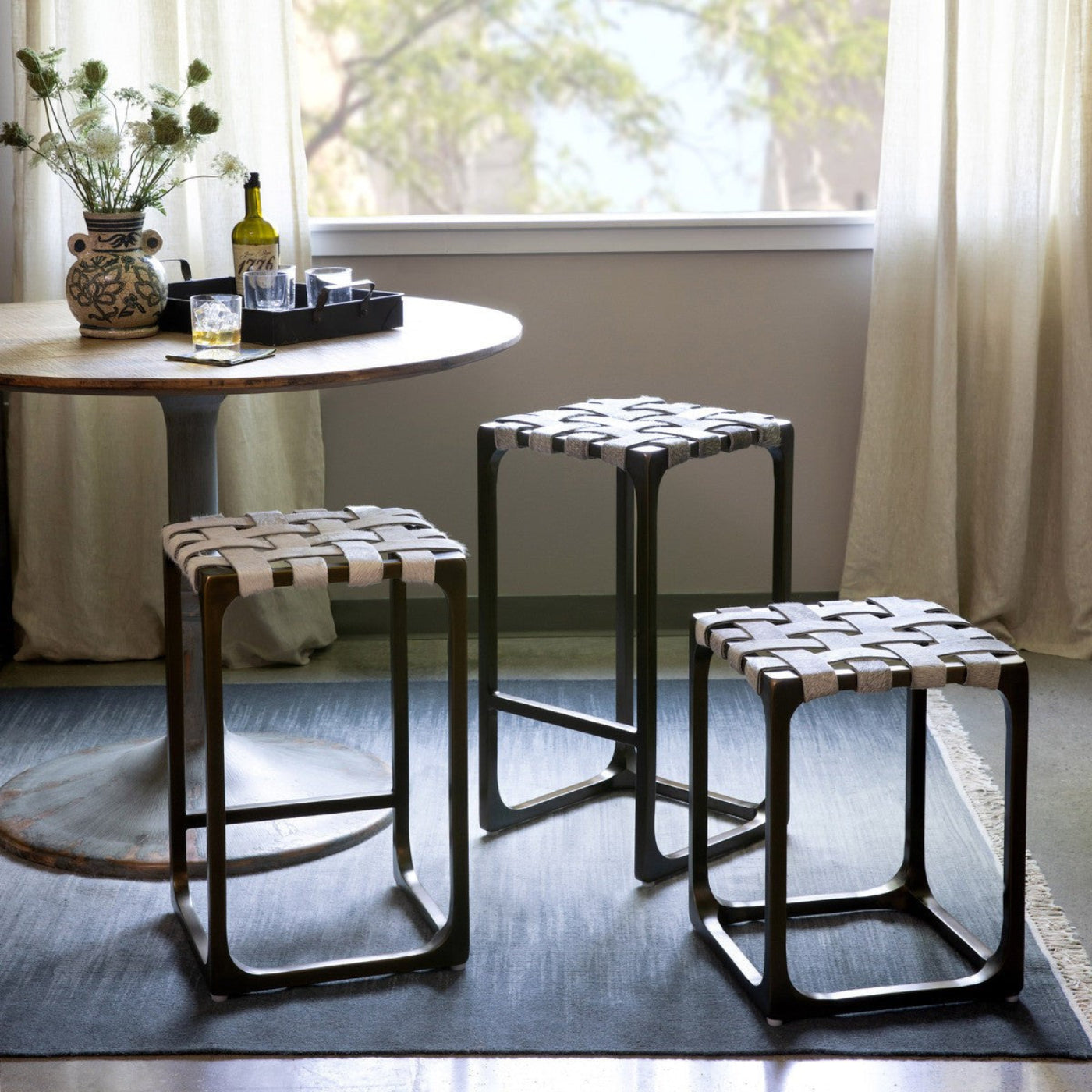 Park Hill Collection Urban Living Taurus Stool - EFS10743