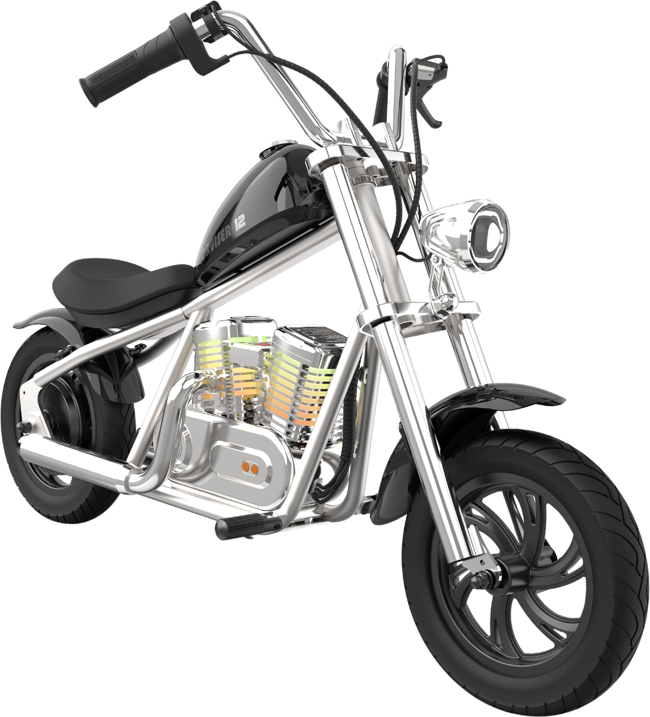 Hyper Gogo Cruiser 12+ Electric Kids Motorcycle, App Control, Bluetooth, 160W, 10 MPH - EL-MB03C-ORANGE