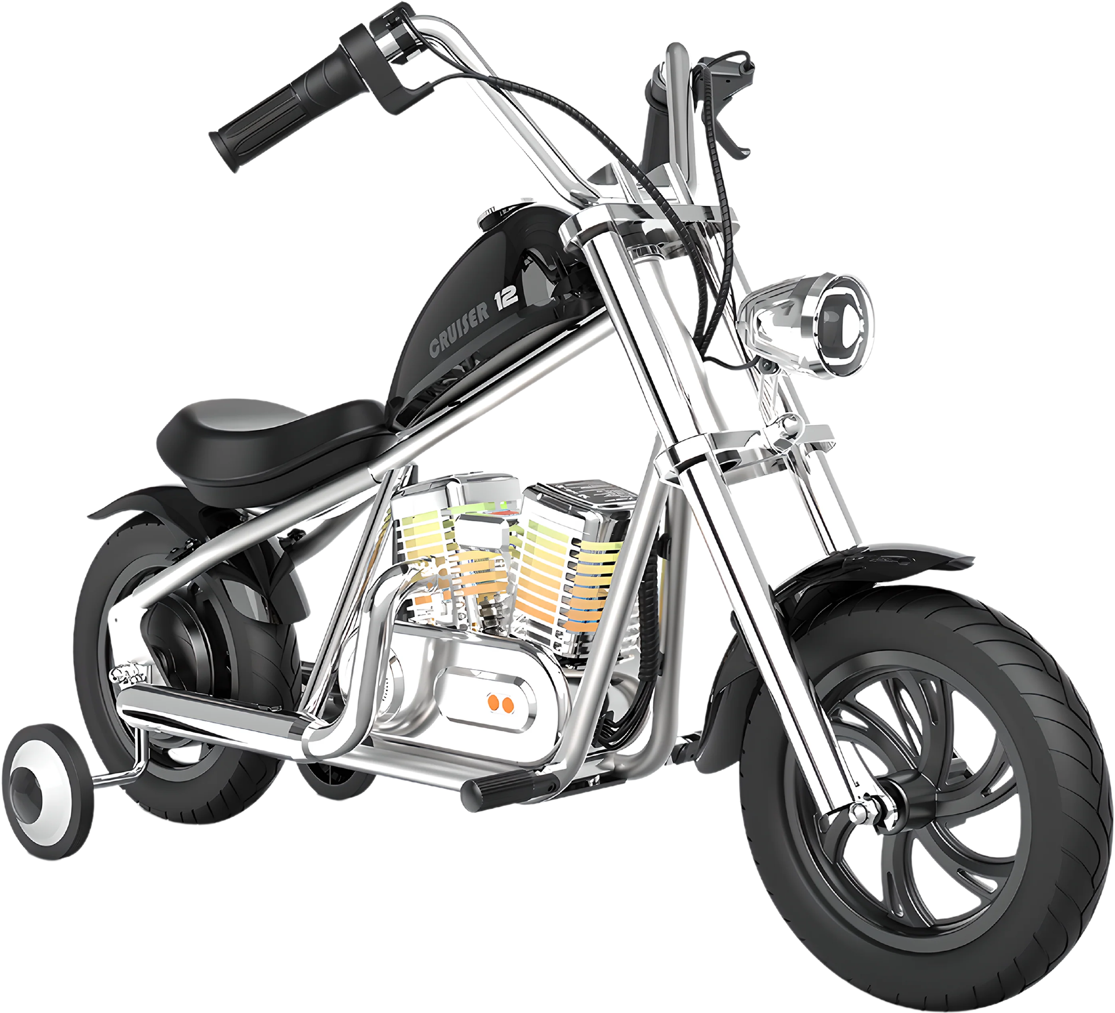 Hyper Gogo Cruiser 12+ Electric Kids Motorcycle, App Control, Bluetooth, 160W, 10 MPH - EL-MB03C-ORANGE
