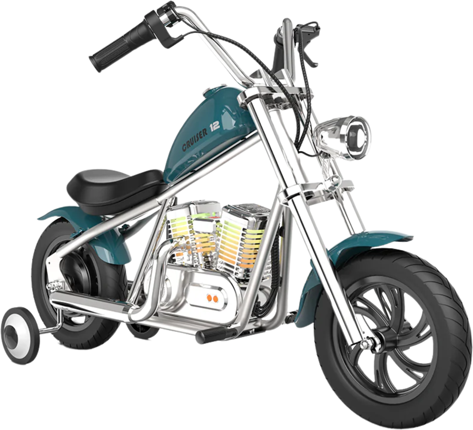 Hyper Gogo Cruiser 12+ Electric Kids Motorcycle, App Control, Bluetooth, 160W, 10 MPH - EL-MB03C-ORANGE