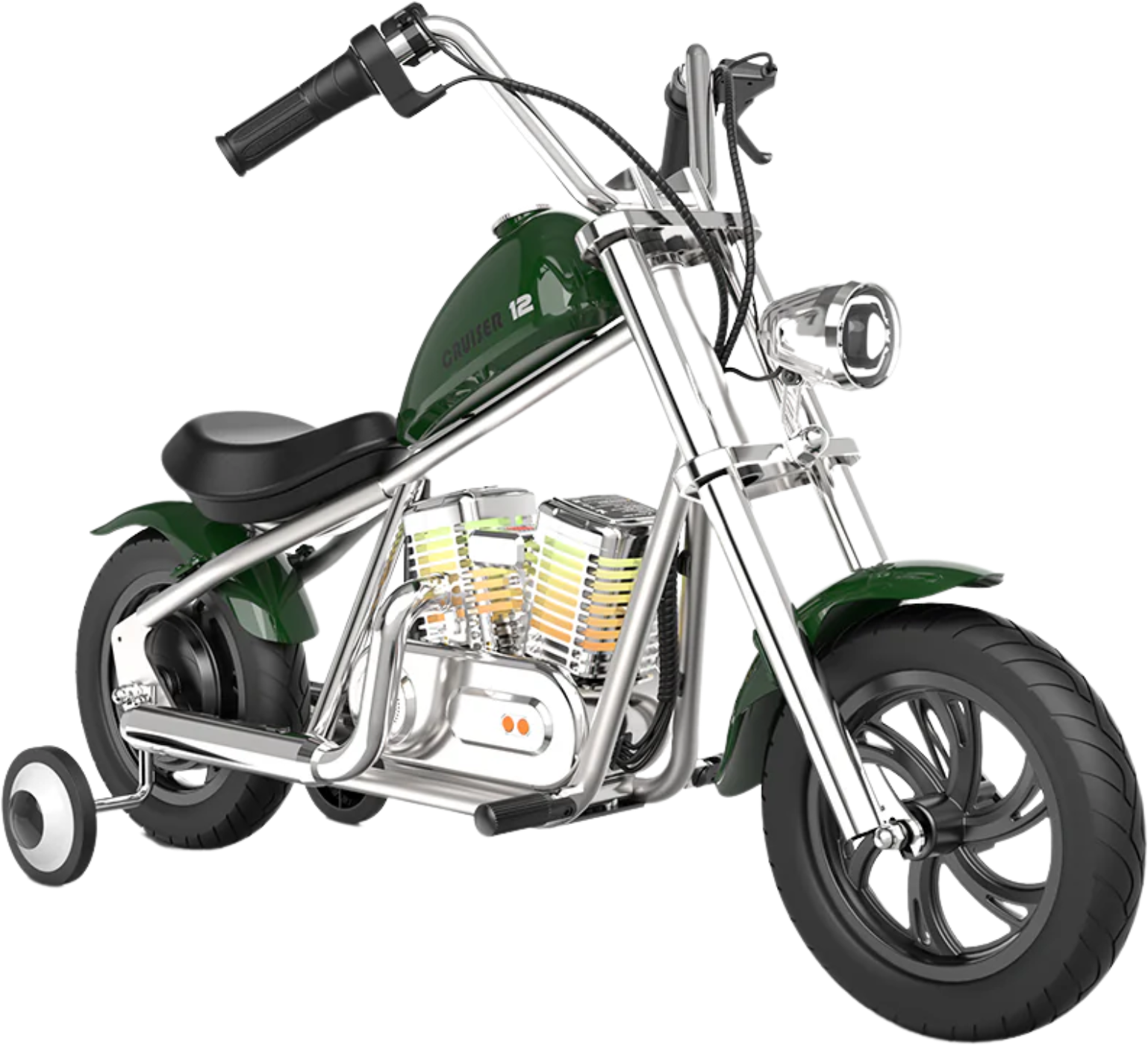 Hyper Gogo Cruiser 12+ Electric Kids Motorcycle, App Control, Bluetooth, 160W, 10 MPH - EL-MB03C-ORANGE