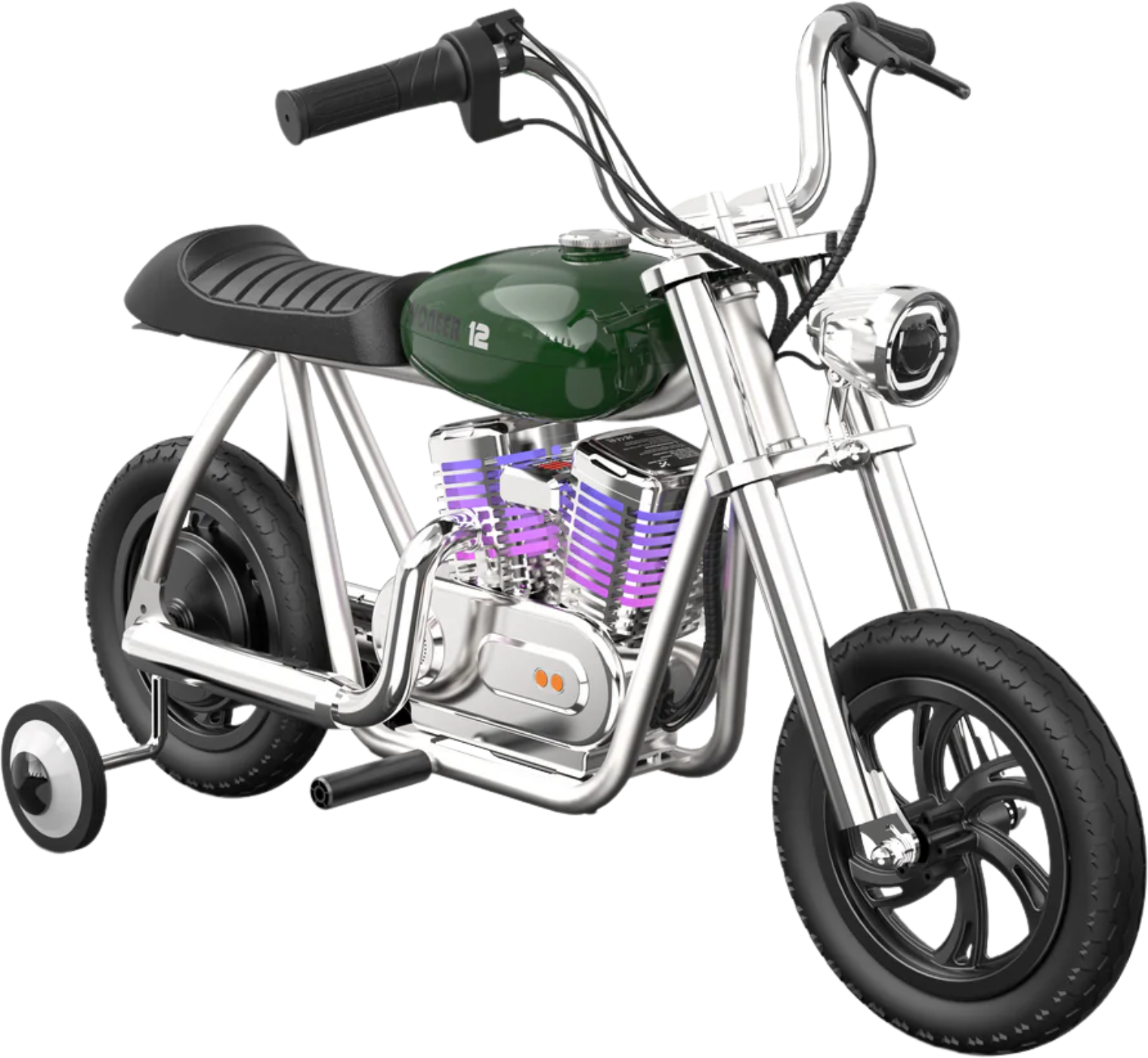 Hyper Gogo Pioneer 12 Plus Kids Electric Motorcycle, 21.9V 160W, 10 MPH - EL-MB05C-BLUE