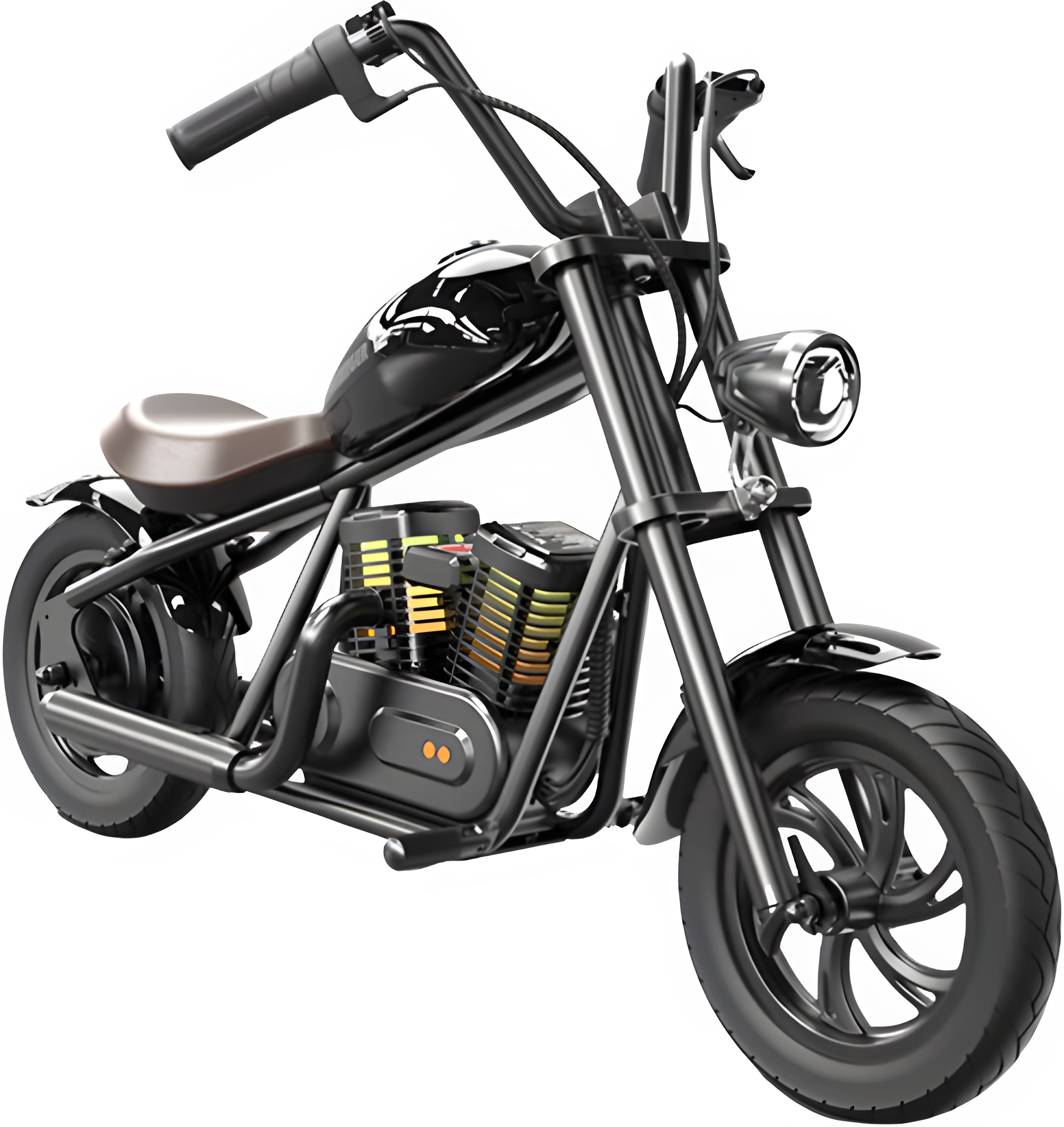 Hyper Gogo Challenger 12 Plus Electric Kids Motorcycle Bluetooth Speaker 21.9V 160W 10 MPH 7.5 Miles - EL-MB07P-ORANGE