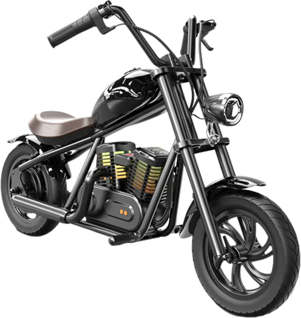 Hyper Gogo Cruiser 12 Plus Electric Kids Motorcycle Bluetooth Speaker 21.9V 160W 10 MPH 7.5 Miles EL-MB03P New - EL-MB03P-BLUE