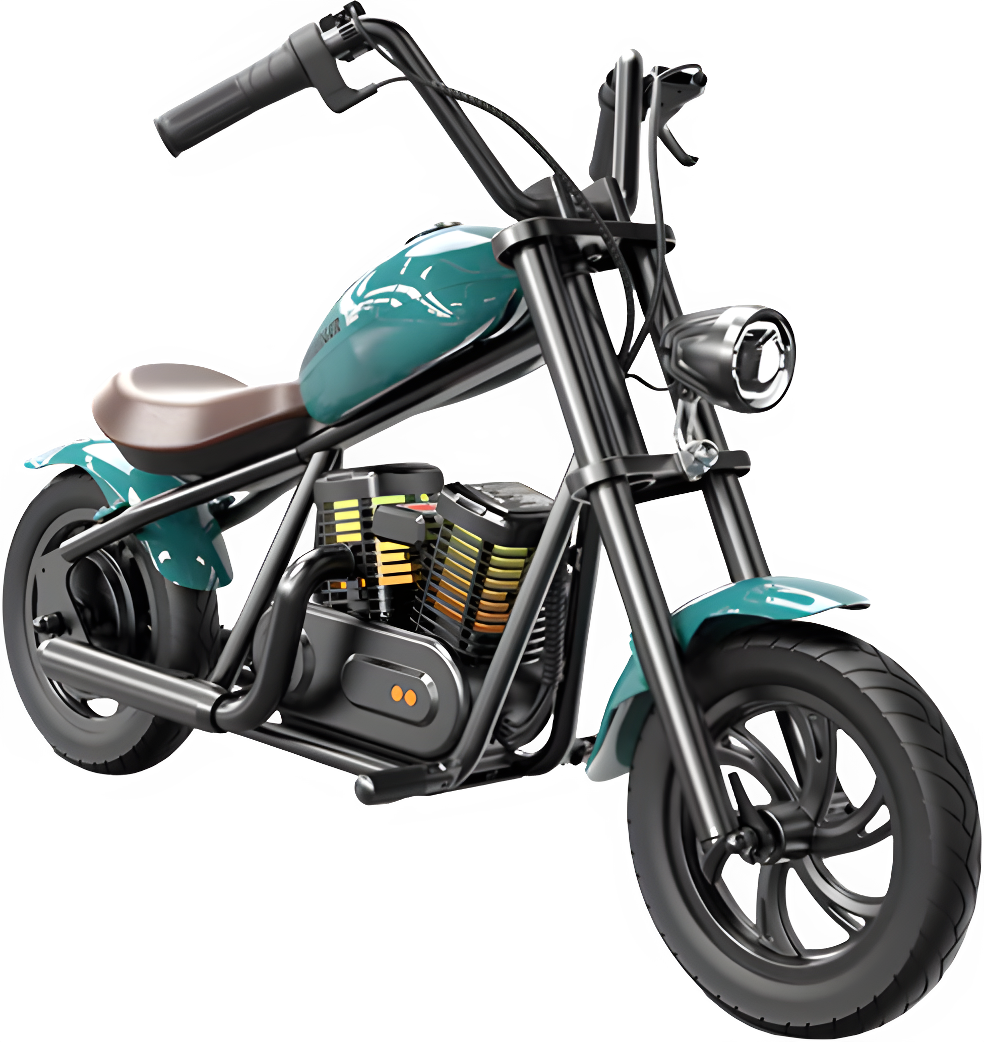 Hyper Gogo Challenger 12 Plus Electric Kids Motorcycle Bluetooth Speaker 21.9V 160W 10 MPH 7.5 Miles - EL-MB07P-ORANGE