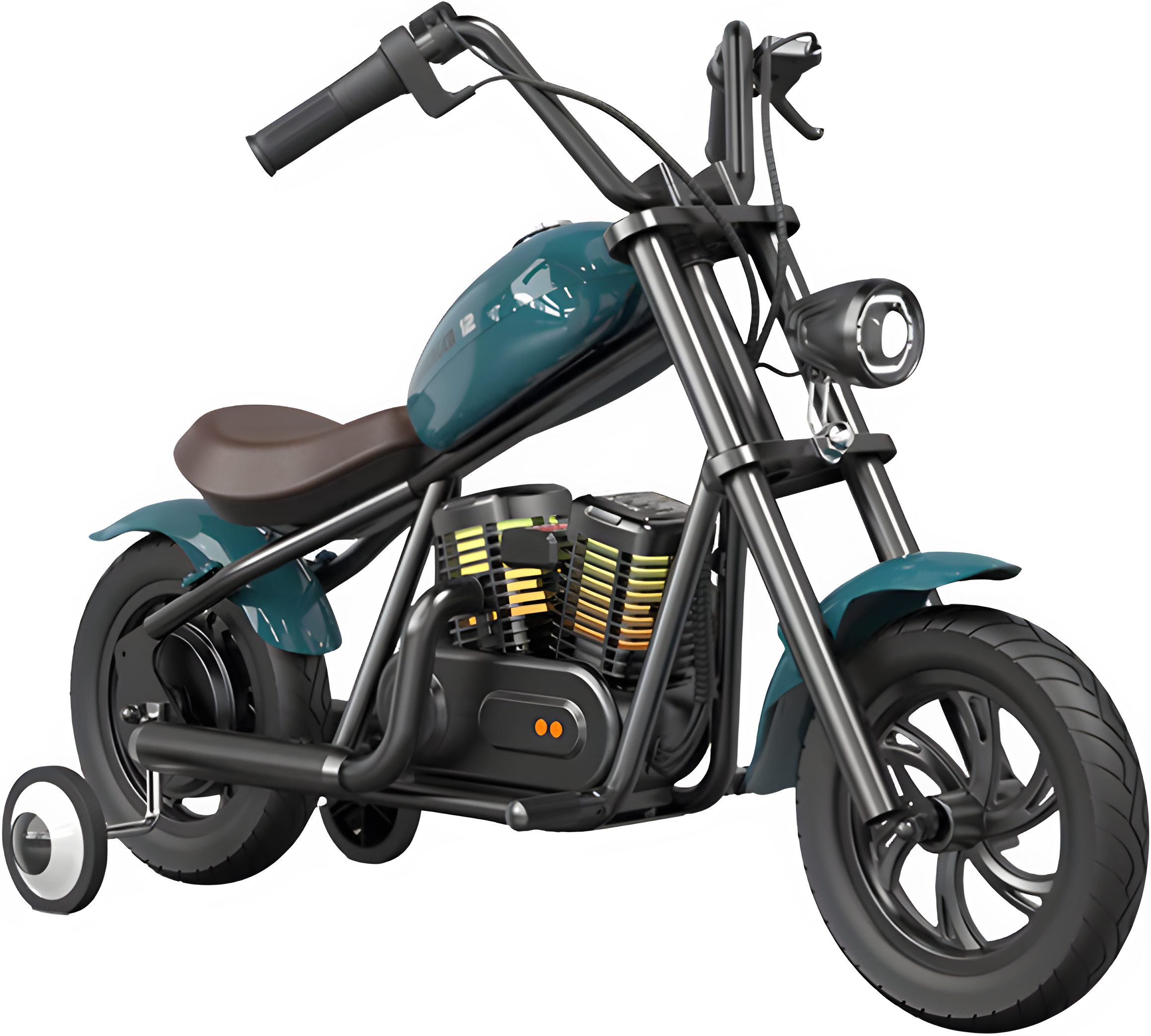 Hyper Gogo Challenger 12 Plus Electric Kids Motorcycle Bluetooth Speaker 21.9V 160W 10 MPH 7.5 Miles - EL-MB07P-ORANGE