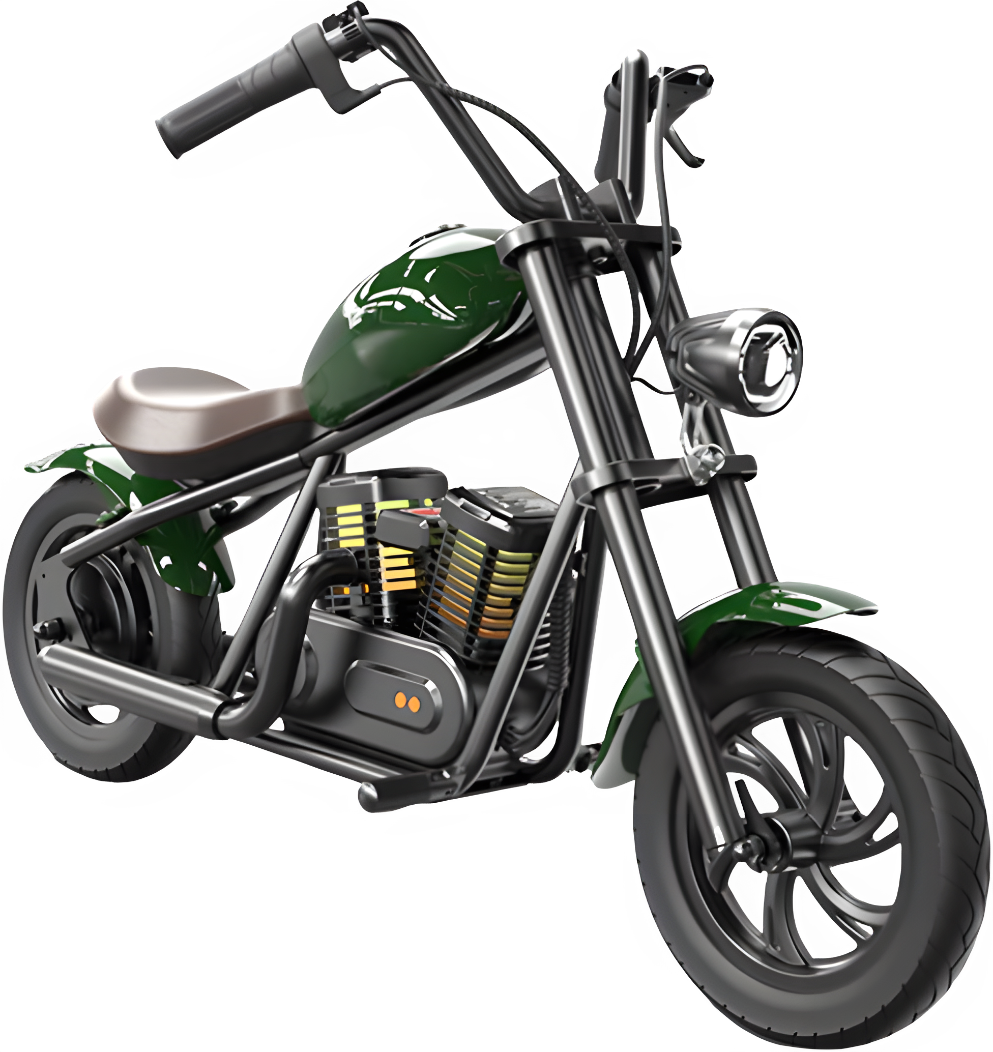 Hyper Gogo Challenger 12 Plus Electric Kids Motorcycle Bluetooth Speaker 21.9V 160W 10 MPH 7.5 Miles - EL-MB07P-ORANGE
