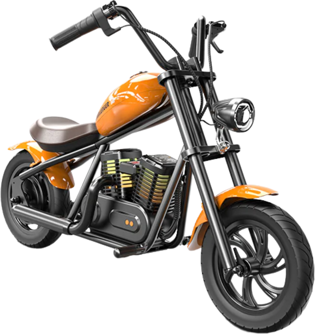 Hyper Gogo Pioneer 12 Plus Electric Motorcycle, Bluetooth - EL-MB05C-BLUE