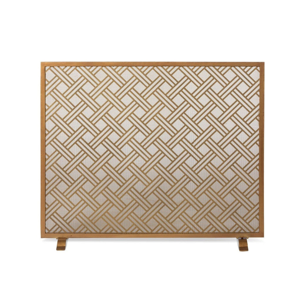 Park Hill Collection Urban Living Cross Hatch Fire Screen - ERR26052