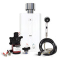 Eccotemp L10 3.0 GPM Portable Outdoor Tankless Water Heater with EccoFlo Diaphragm 12V Pump, Strainer and Shower Set - L10-PSSET