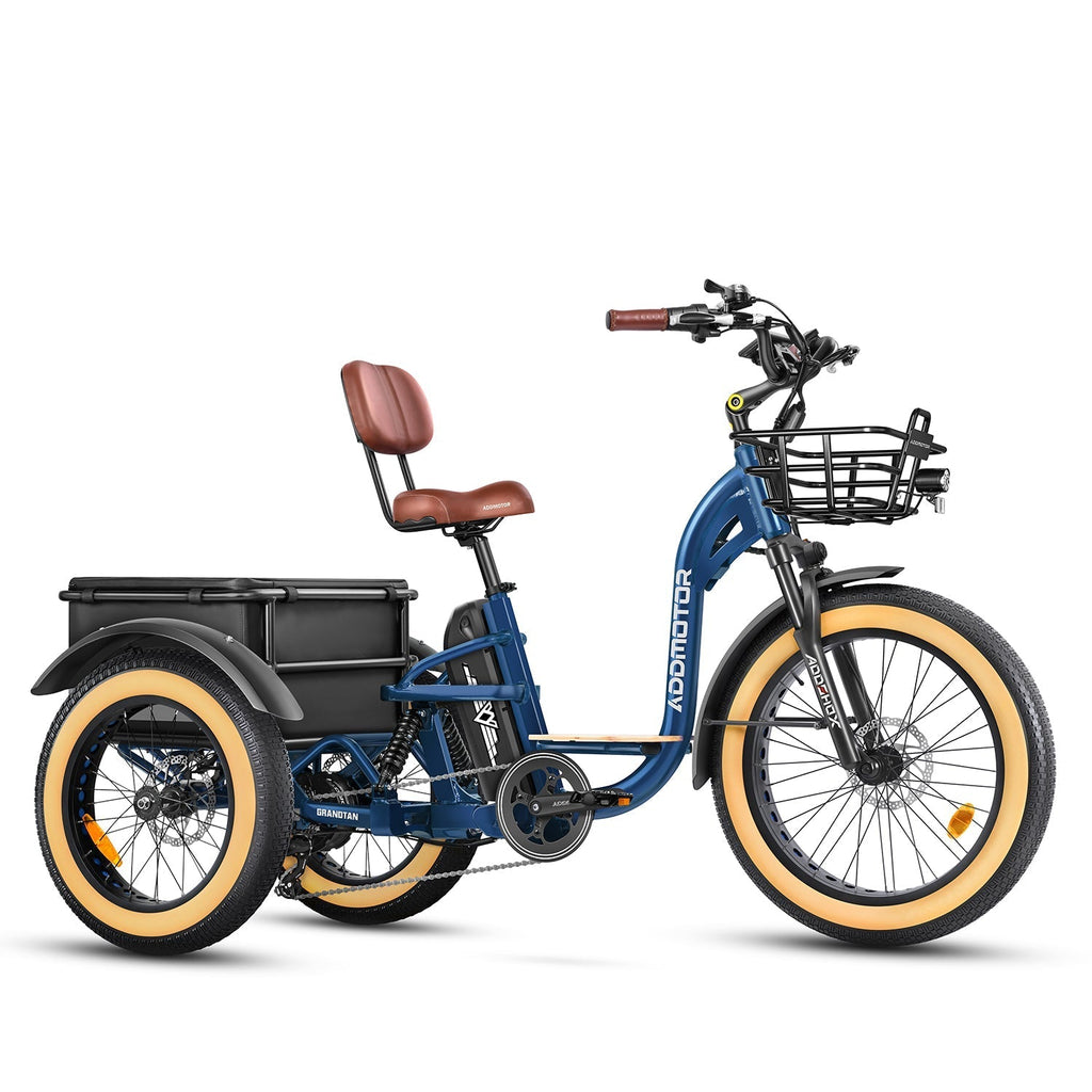Addmotor 750W 48V Grandtan X Trike Full Suspension Electric Bike
