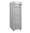 Hoshizaki F1A-HG | 28" Wide 2 Glass Door Top Mount Reach-In Freezer - F1A-HG