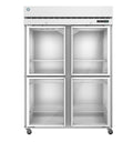 Hoshizaki F2A-HG | 55" Wide 4 Glass Door Top Mount Reach-In Freezer - F2A-HG