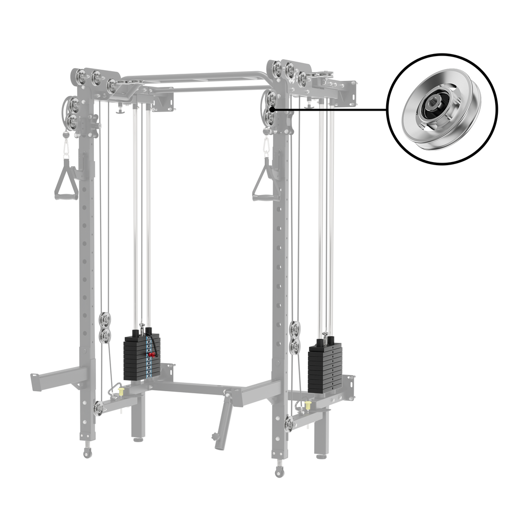Major Fitness Aluminum Pulley & Weight Stack Bundle - APB52-WSB52