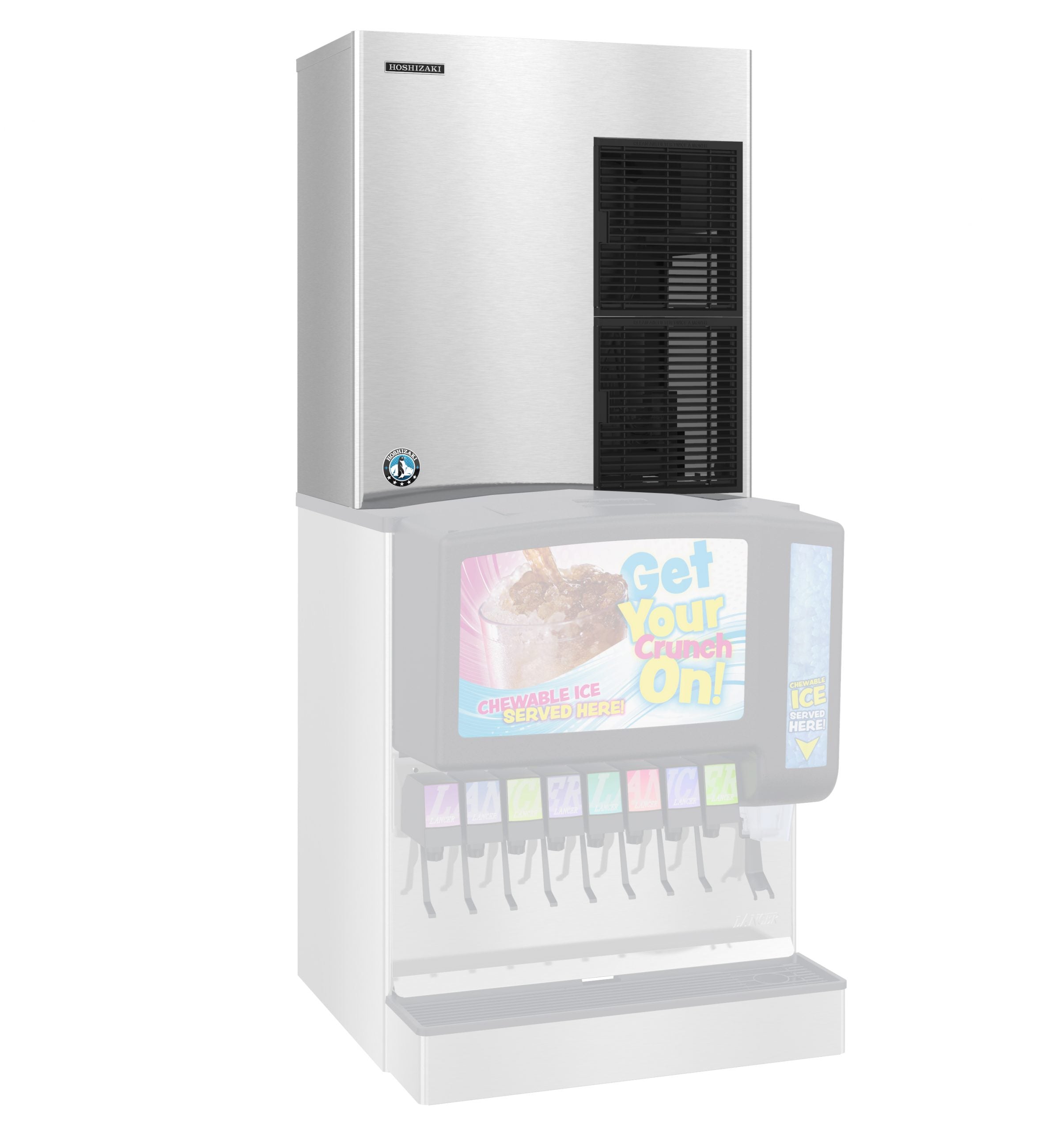Hoshizaki FS-1501MLJ-C | 30" Wide Remote-Cooled Medium Cubelet Ice Maker Serenity Series (Dispenser & Condenser Sold Separately) - FS-1501MLJ-C