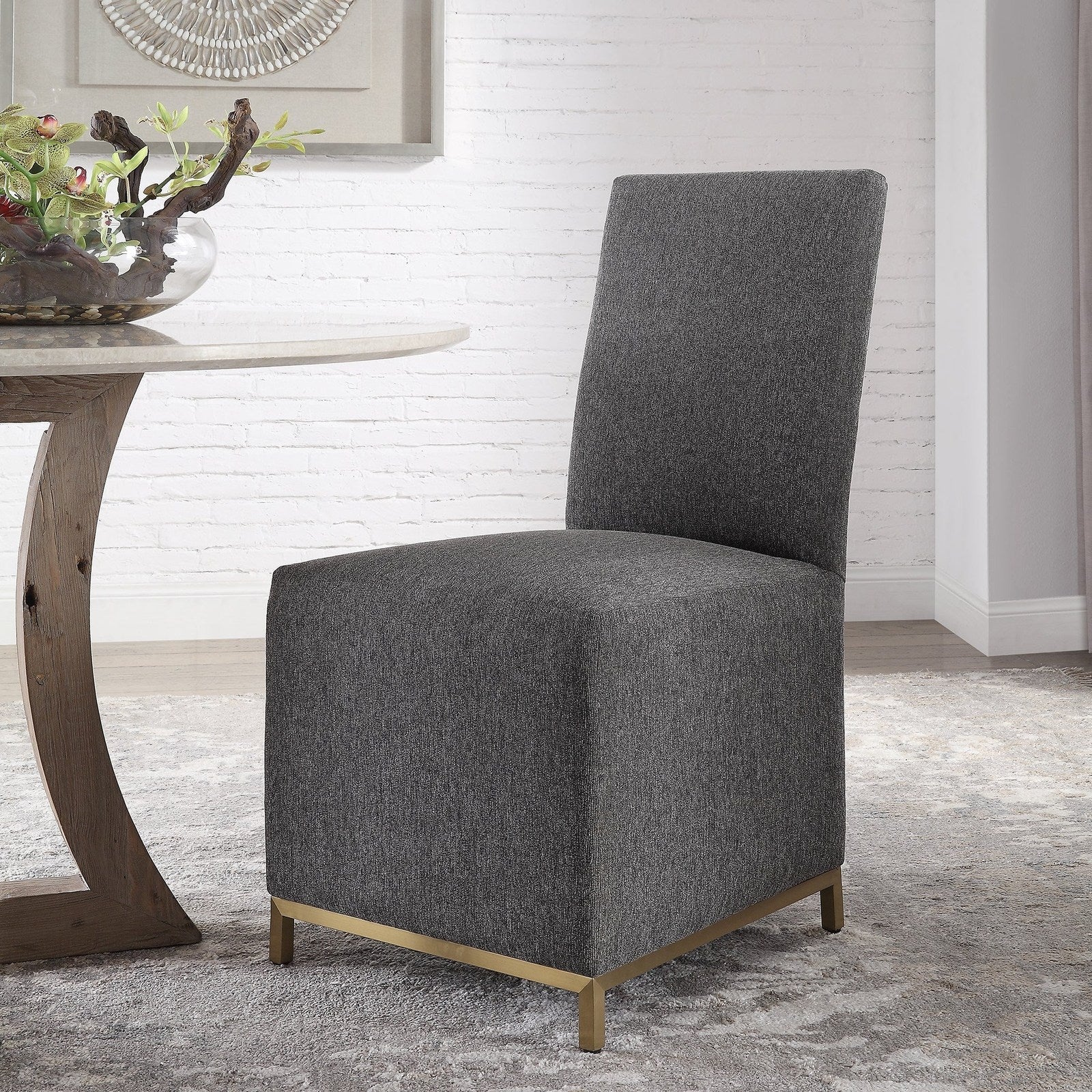 Uttermost Gerard Armless Chairs, Set Of 2 23517-2