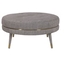 Uttermost Blake Modern Taupe Ottoman 23524