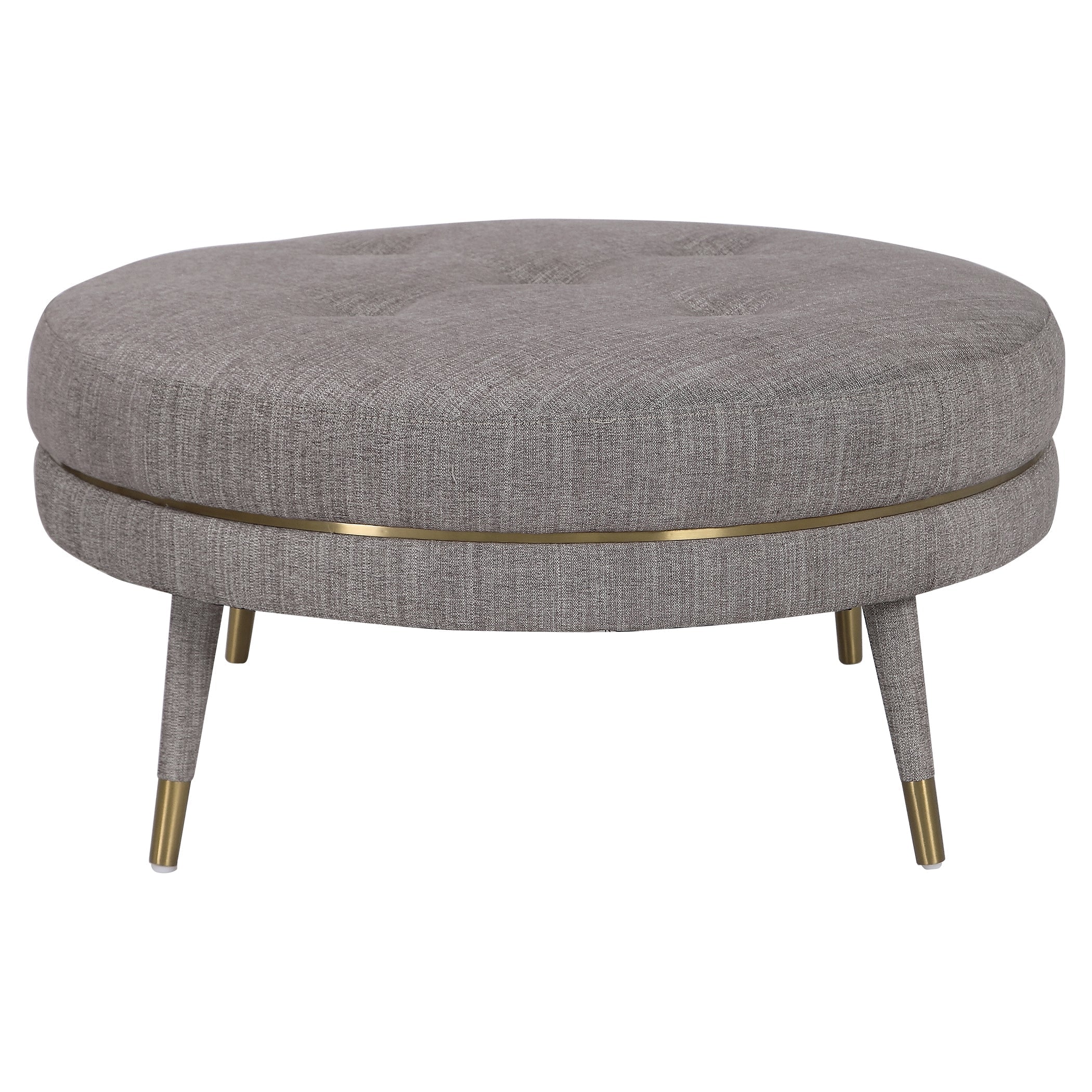 Uttermost Blake Modern Taupe Ottoman 23524