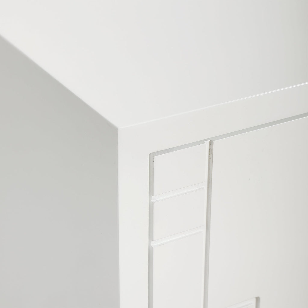 Uttermost Stockholm White 2 Door Cabinet 25105