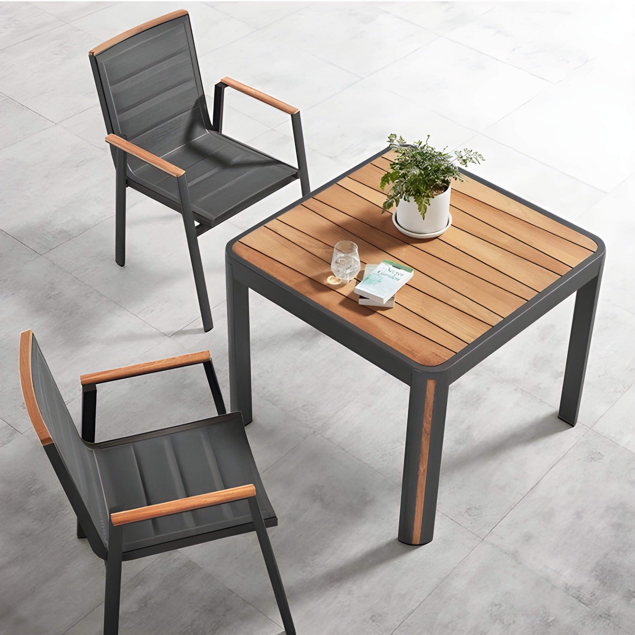 Higold Geneva Square Dining Set- Nero - HGA-203120