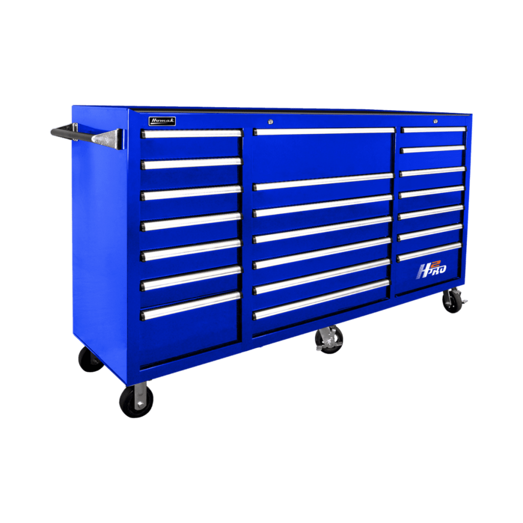 Homak 72” H2Pro Series 21 Drawer Roller Cabinet - BK04021720