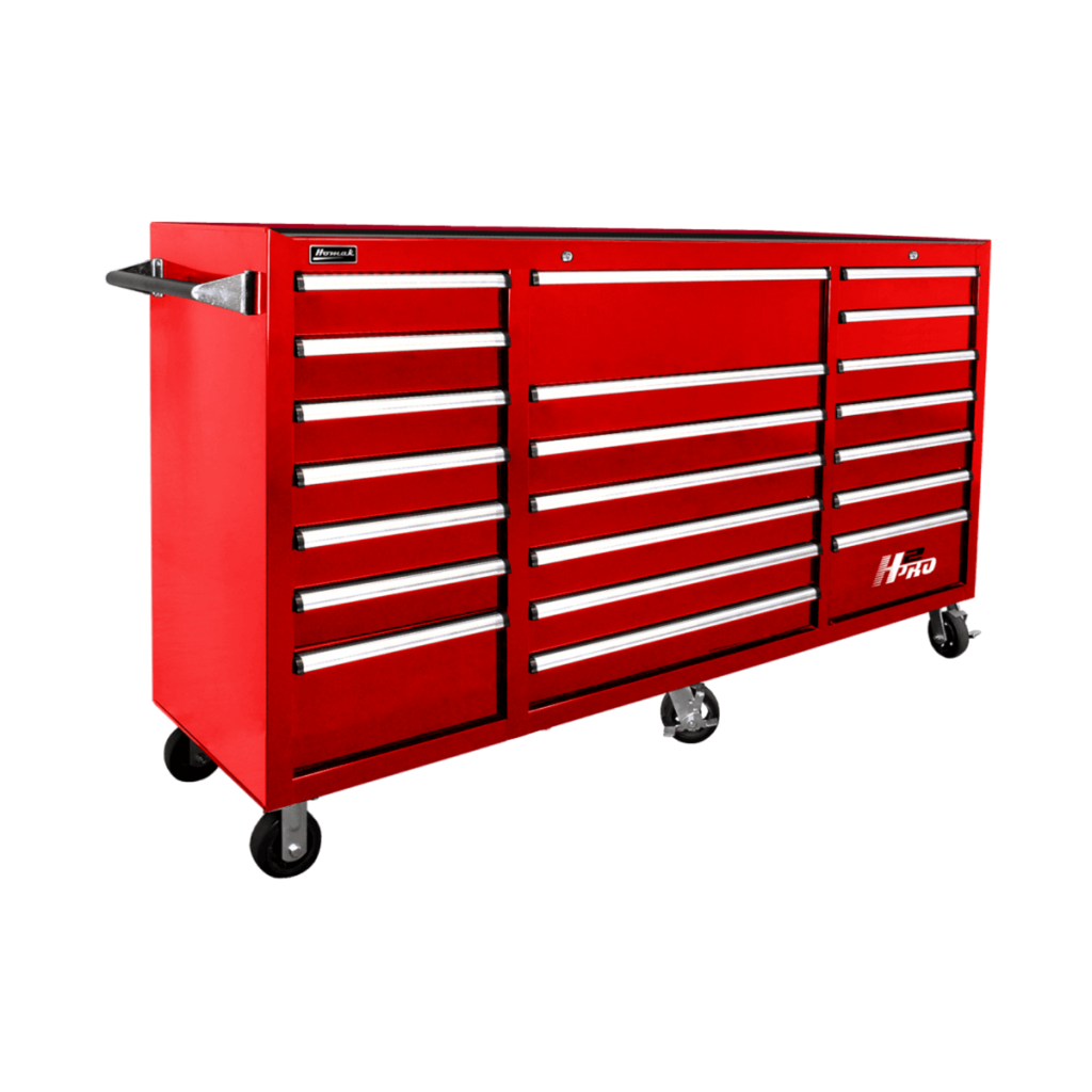 Homak 72” H2Pro Series 21 Drawer Roller Cabinet - BK04021720