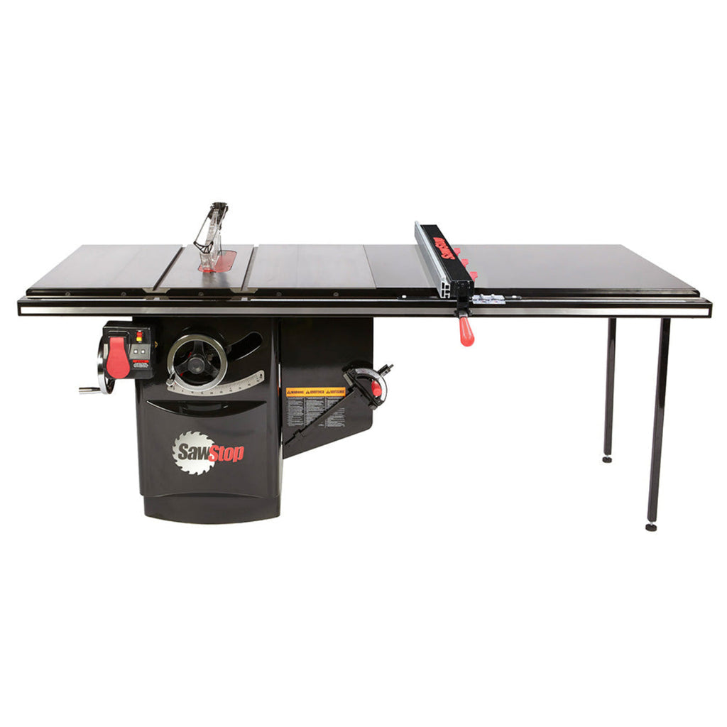 SawStop 5HP, 3ph, 230v Industrial Cabinet Saw w/36" T-Glide Advance Fence, Rails & Extension Table - ICS53230-ATGI36