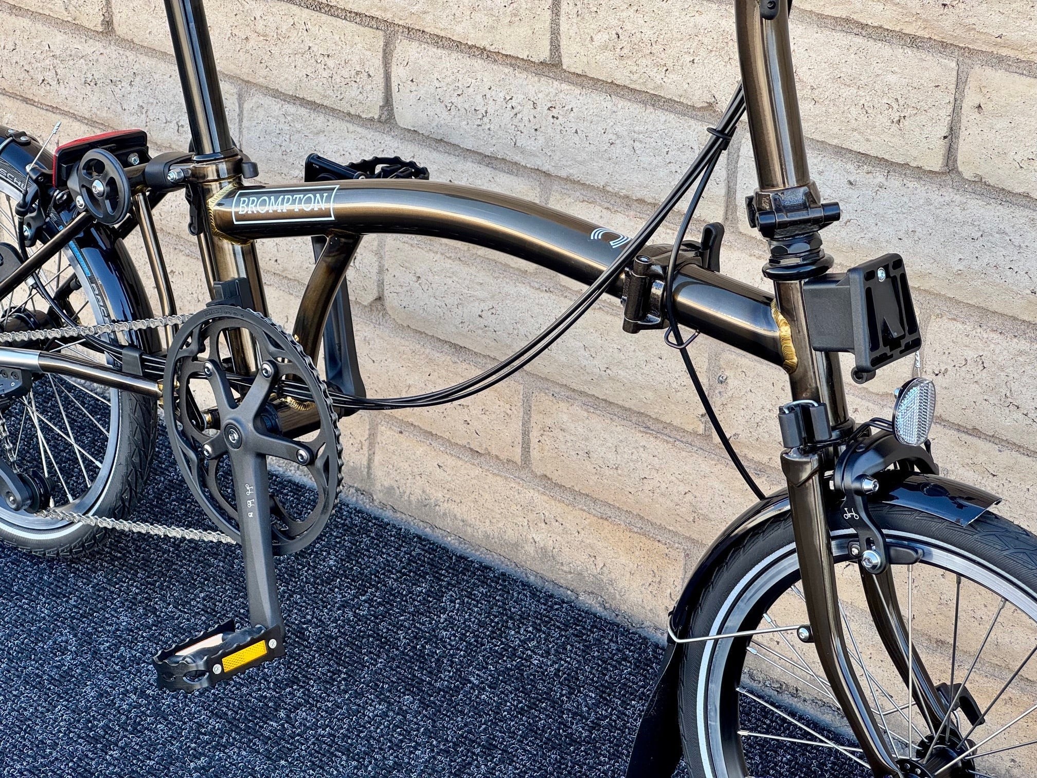 Brompton C Line 12-Speed Mid-HB Black Lacquer