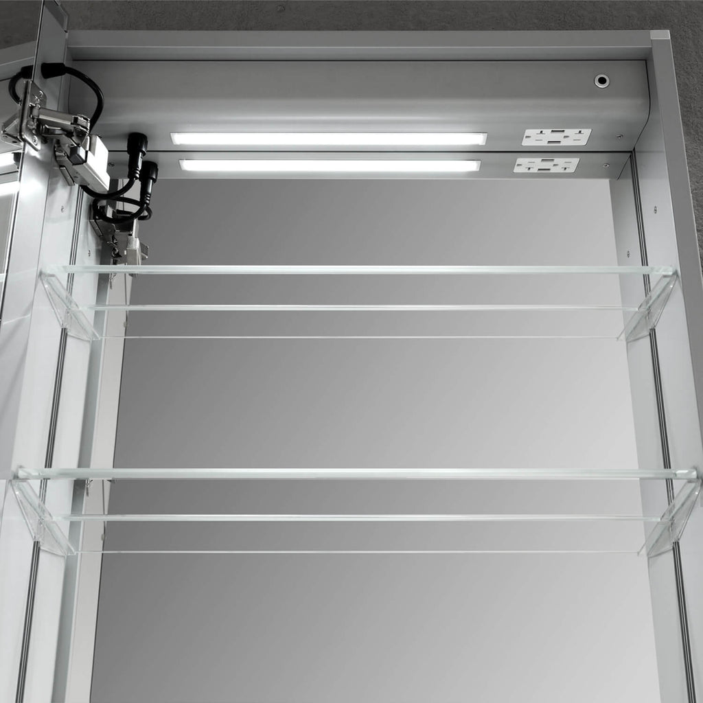 Blossom Pillar – 24 Inches LED Medicine Cabinet - MCL1 2432L