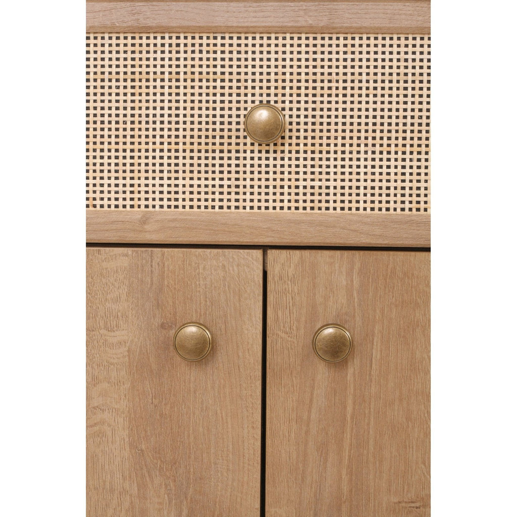 New Pacific Direct Thelma KD Rattan Small Cabinet 1 Drawer + 2 Doors  - 1340017