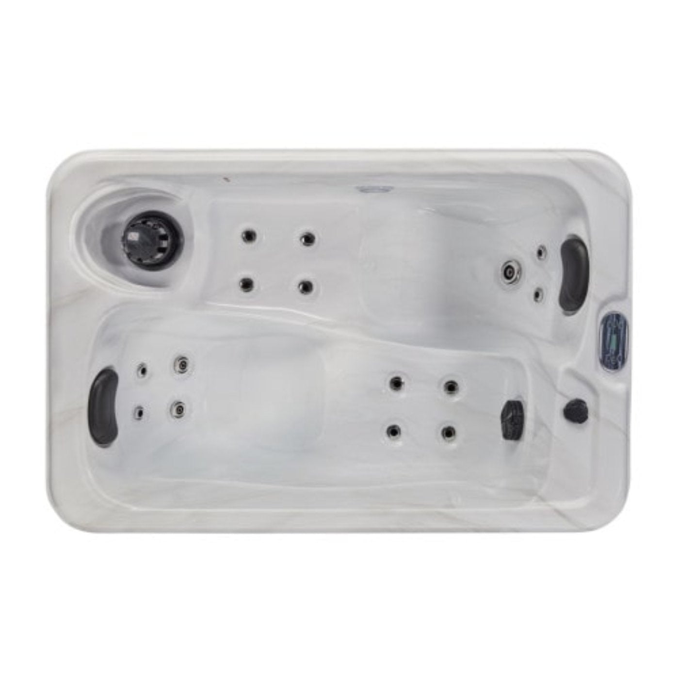 Luxury Spas - Studio Series Largo 3 Person Cloud Gray WS-696-CG