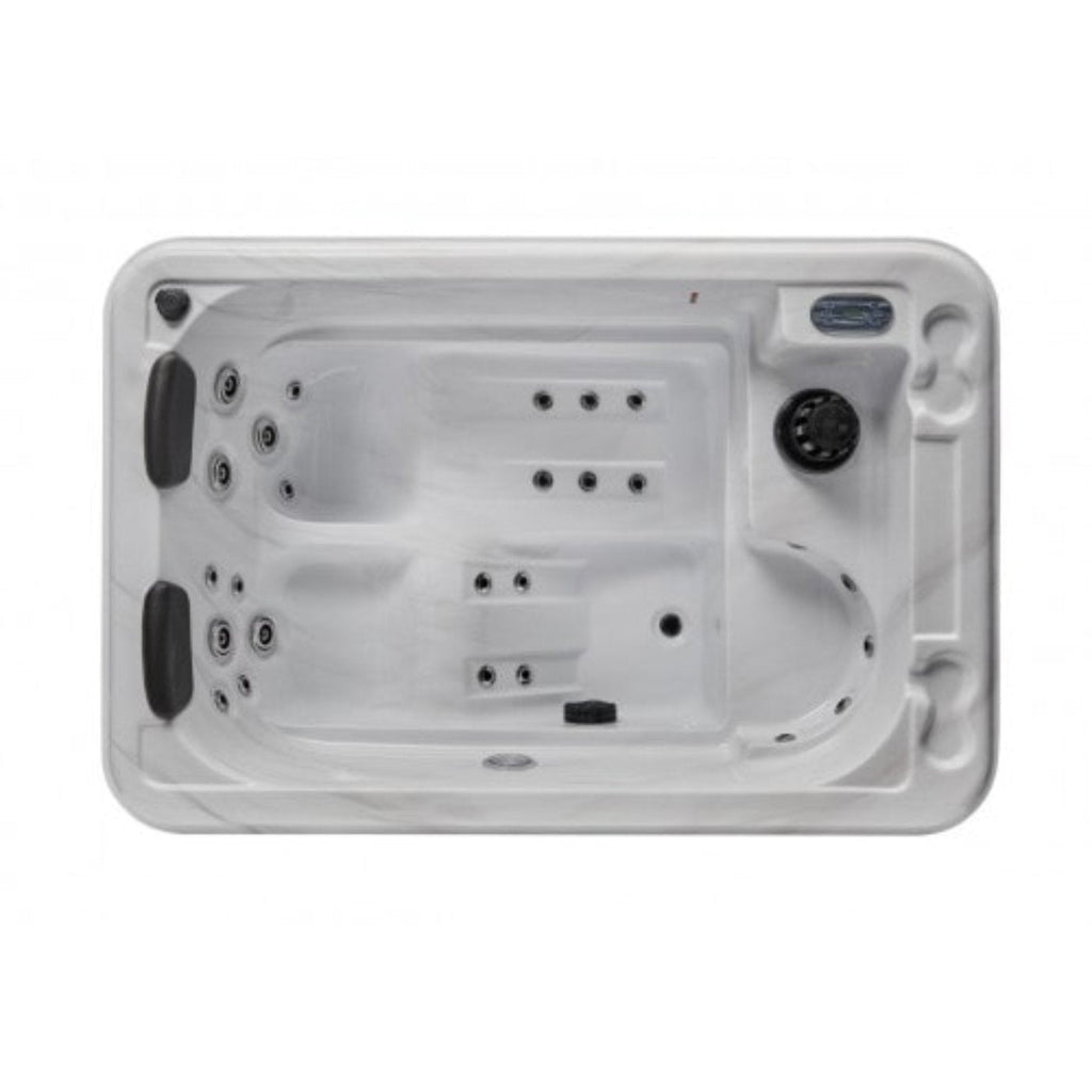 Luxury Spas - Studio Series Riley 3 Person Cloud Gray - Backyard Provider