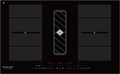 Kleenmaid 90cm wide Induction Cooktop with Integrated Air Extraction System - ICTFX9042