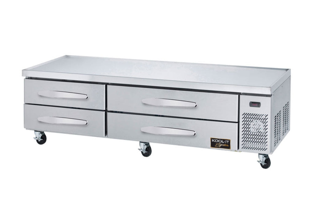 Kool-It" Wide 4 Drawer Chef Base Refrigerator - KCB-83-4M